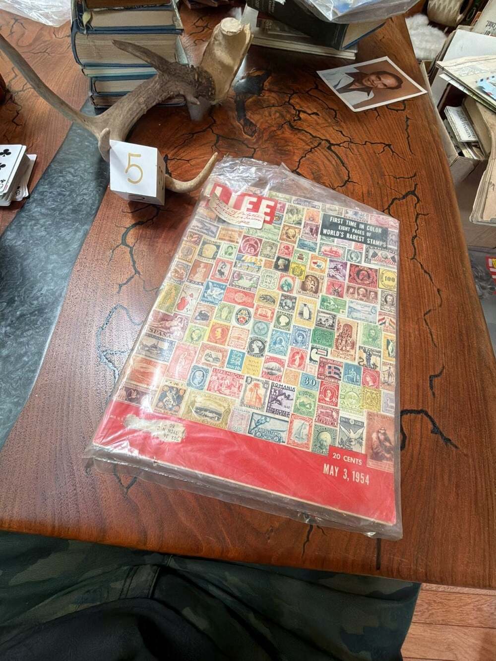 Life Magazine May 3, 1954 Issue Featuring World's Rarest Stamps